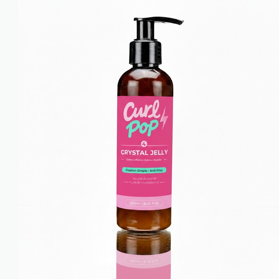 Le Trio Pop Curl Pop — Crystal Jelly, gelée coiffante définition cheveux bouclés
