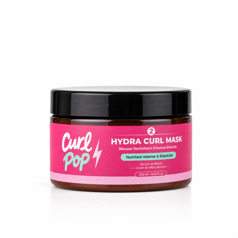 Le Trio Définition Curl Pop — Hydra Curl Mask, masque nutrition cheveux bouclés 250 ml