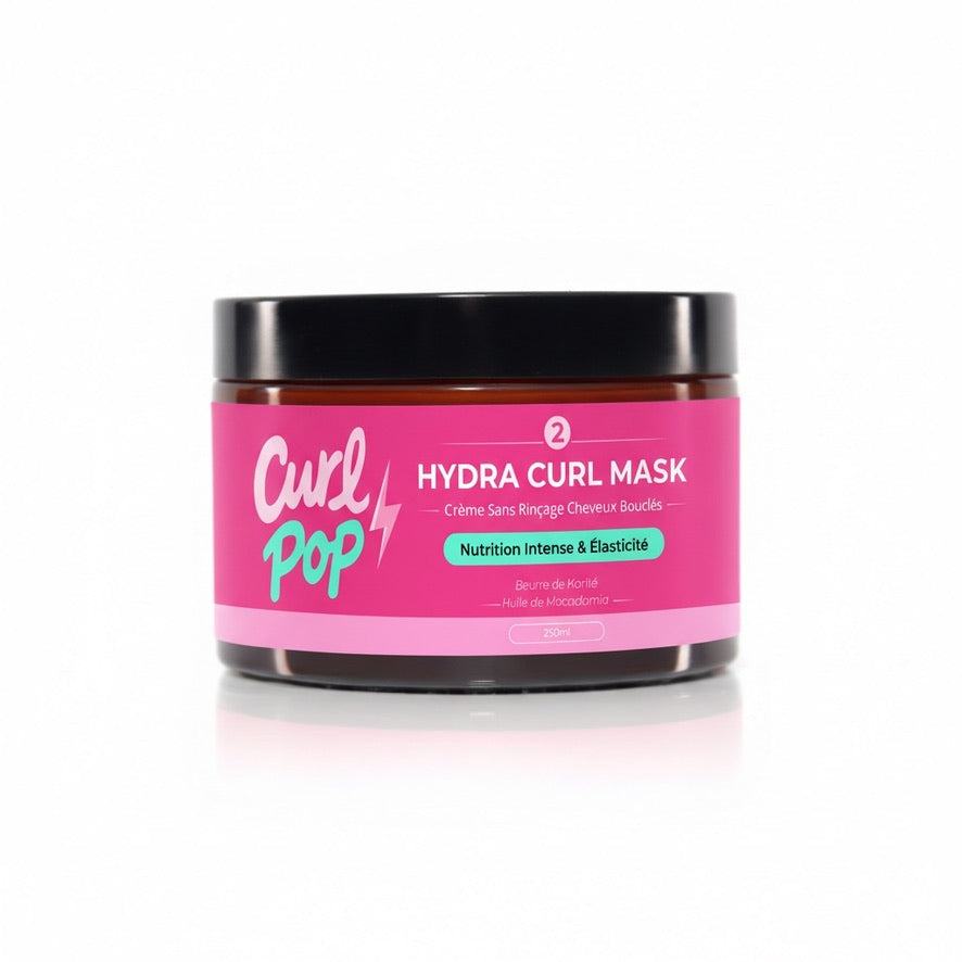 Le Trio Pop Curl Pop — Hydra Curl Mask, masque nutrition cheveux bouclés