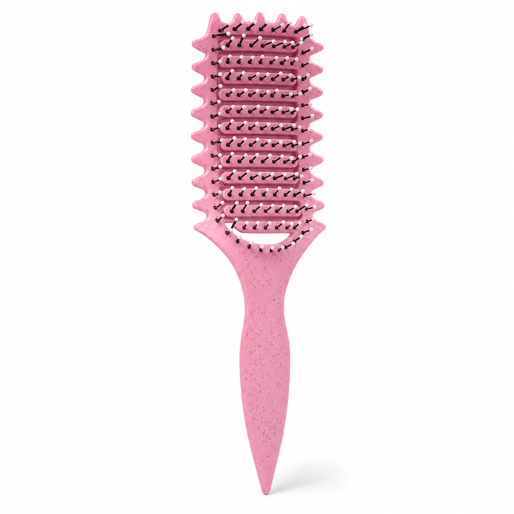 Pop Brush rose Curl Pop packshot fond blanc