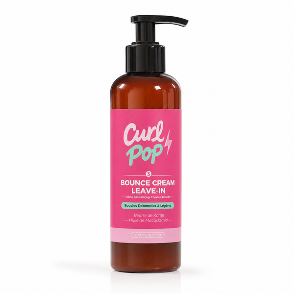 ③ Bounce Cream Leave-In — Crème sans rinçage cheveux bouclés · 200 ml