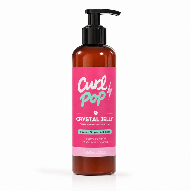 Le Trio Définition Curl Pop — Crystal Jelly, gelée coiffante définition cheveux bouclés 200 ml