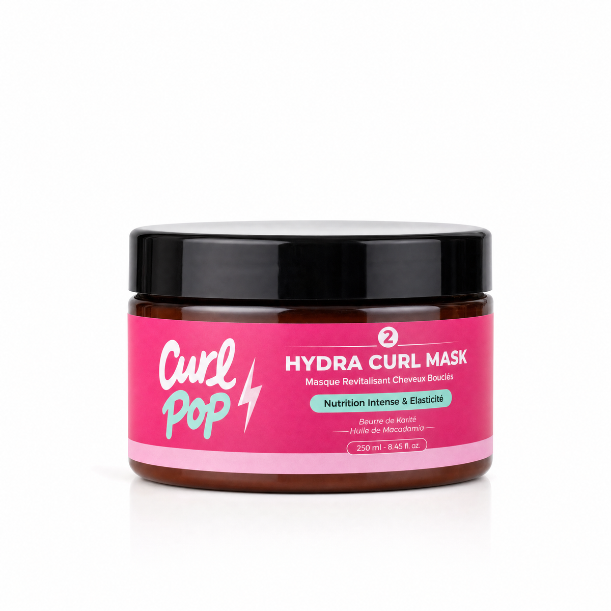 Le Trio Définition Curl Pop — Hydra Curl Mask, masque nutrition cheveux bouclés 250 ml